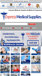 Mobile Screenshot of expressmedicalsupplies.com